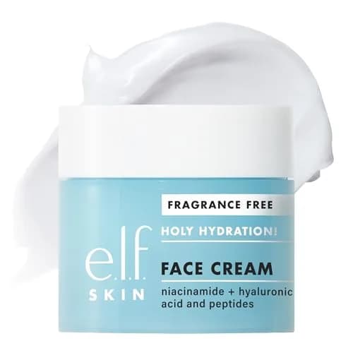 e.l.f. SKIN Holy Hydration! Face Cream with Hyaluronic Acid, Fragrance Free, Niacinamide & Peptides, 50ml (1.7 Fl Oz) | Nourishing Moisturizer for All Skin Types thumbnail 1