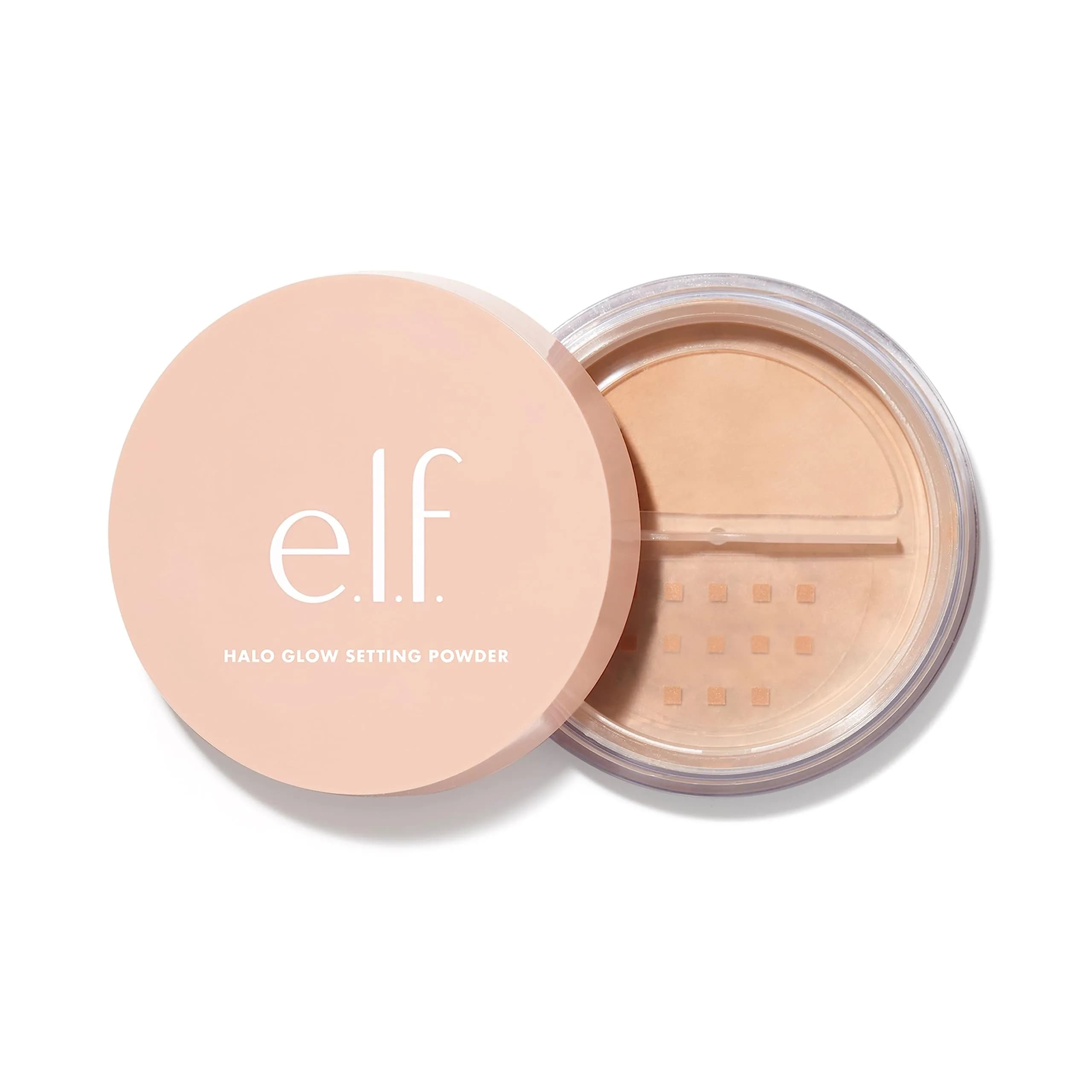e.l.f. Halo Glow Soft Focus Setting Powder Deep 0.24 oz (6.8 g) | Vegan & Cruelty-Free Loose Powder — Medium / 0.