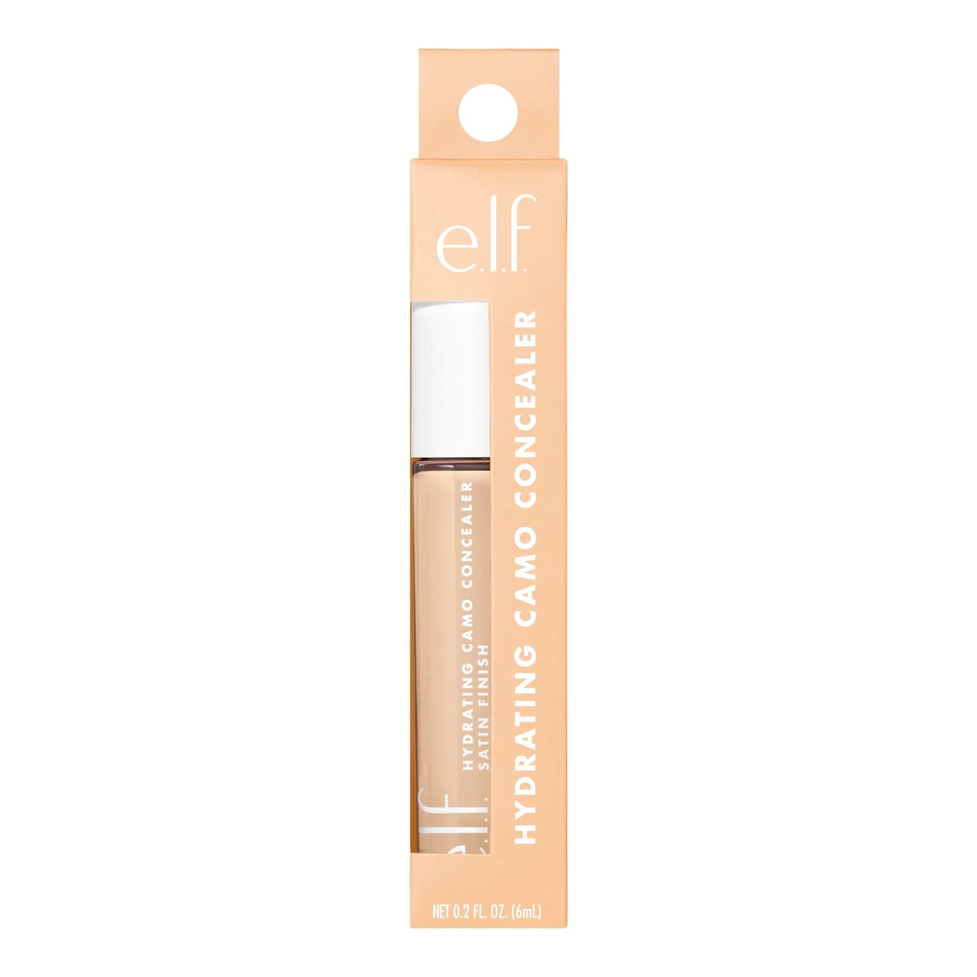 e.l.f. Hydrating Camo Concealer Light Sand 6ml (0.2 Fl Oz) | Satin Finish Full Coverage - view 6