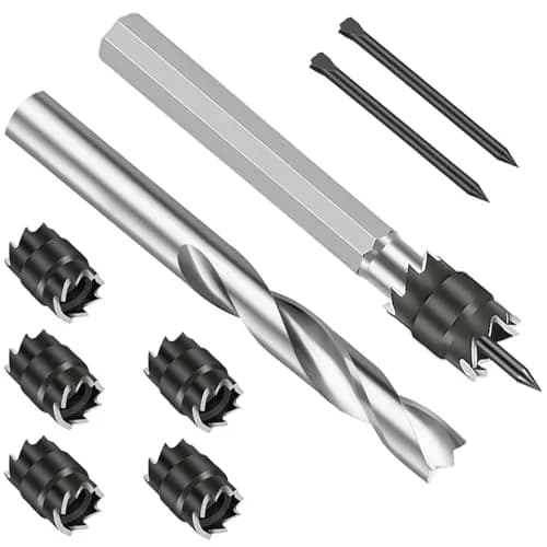 EEEKit 3/8" Spot Weld Cutter Kit with 5/16" Drill Bit | Double-Sided HSS Auto Body Repair Tool thumbnail 1