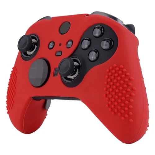 eXtremeRate PlayVital Red Anti-Slip Silicone Cover for Xbox Elite Series 2 | Controller Protective Case with Thumb Caps thumbnail 5