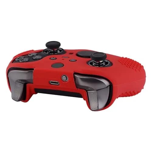 eXtremeRate PlayVital Red Anti-Slip Silicone Cover for Xbox Elite Series 2 | Controller Protective Case with Thumb Caps thumbnail 7