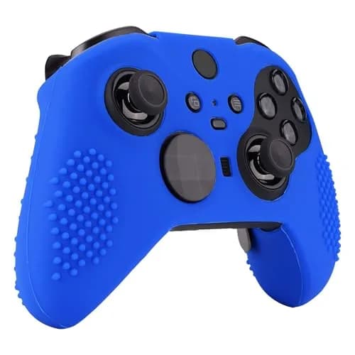 eXtremeRate PlayVital Blue Anti-Slip Silicone Cover for Xbox Elite Series 2 | Controller Protective Case with Thumb Caps thumbnail 5