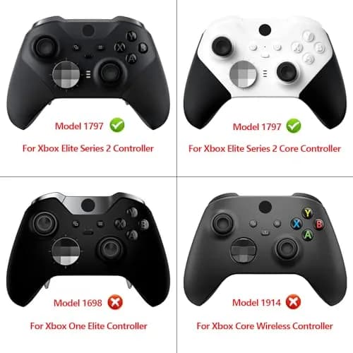 eXtremeRate PlayVital Black Controller Cover for Xbox Series 2 | Anti-Slip Silicone Skin (70-120 chars) thumbnail 2