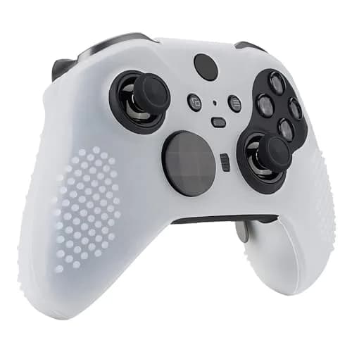 eXtremeRate PlayVital Semi-Transparent Clear Silicone Cover for Xbox Elite Series 2 | Anti-Slip Controller Skin (100 words) thumbnail 5