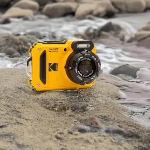KODAK PIXPRO WPZ2 Waterproof Digital Camera - 16MP, 4X Optical Zoom, Yellow | 15m Waterproof, 1080p HD Video thumbnail 4