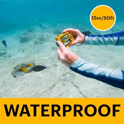 KODAK PIXPRO WPZ2 Waterproof Digital Camera - 16MP, 4X Optical Zoom, Yellow | 15m Waterproof, 1080p HD Video thumbnail 5