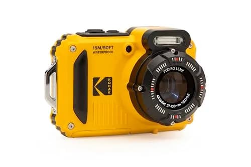 KODAK PIXPRO WPZ2 Waterproof Digital Camera - 16MP, 4X Optical Zoom, Yellow | 15m Waterproof, 1080p HD Video thumbnail 3