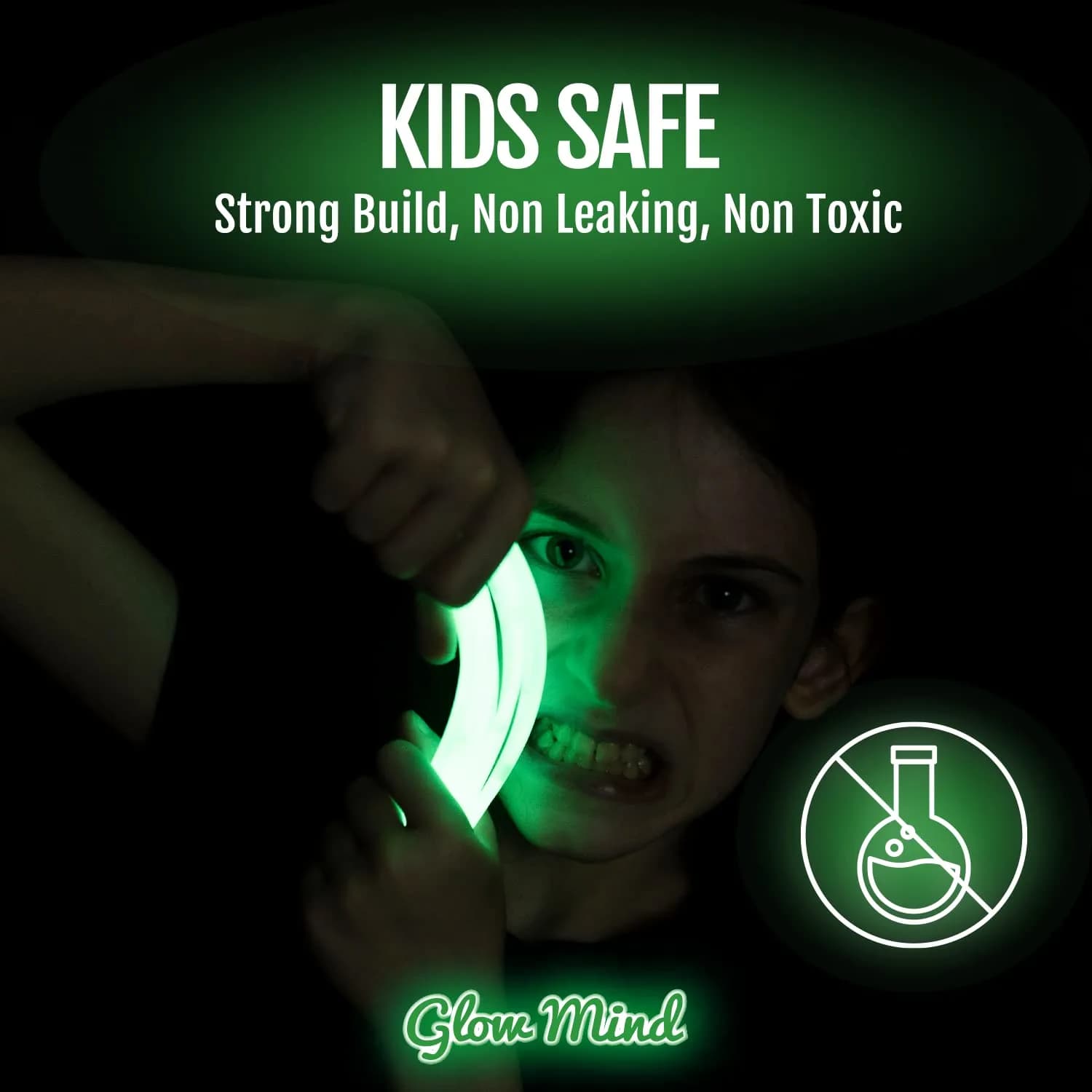 Glow Mind 100 Ultra Bright Glow Sticks Bulk Pack, 8" - Assorted Colors | Glow for 6+ Hours - view 3
