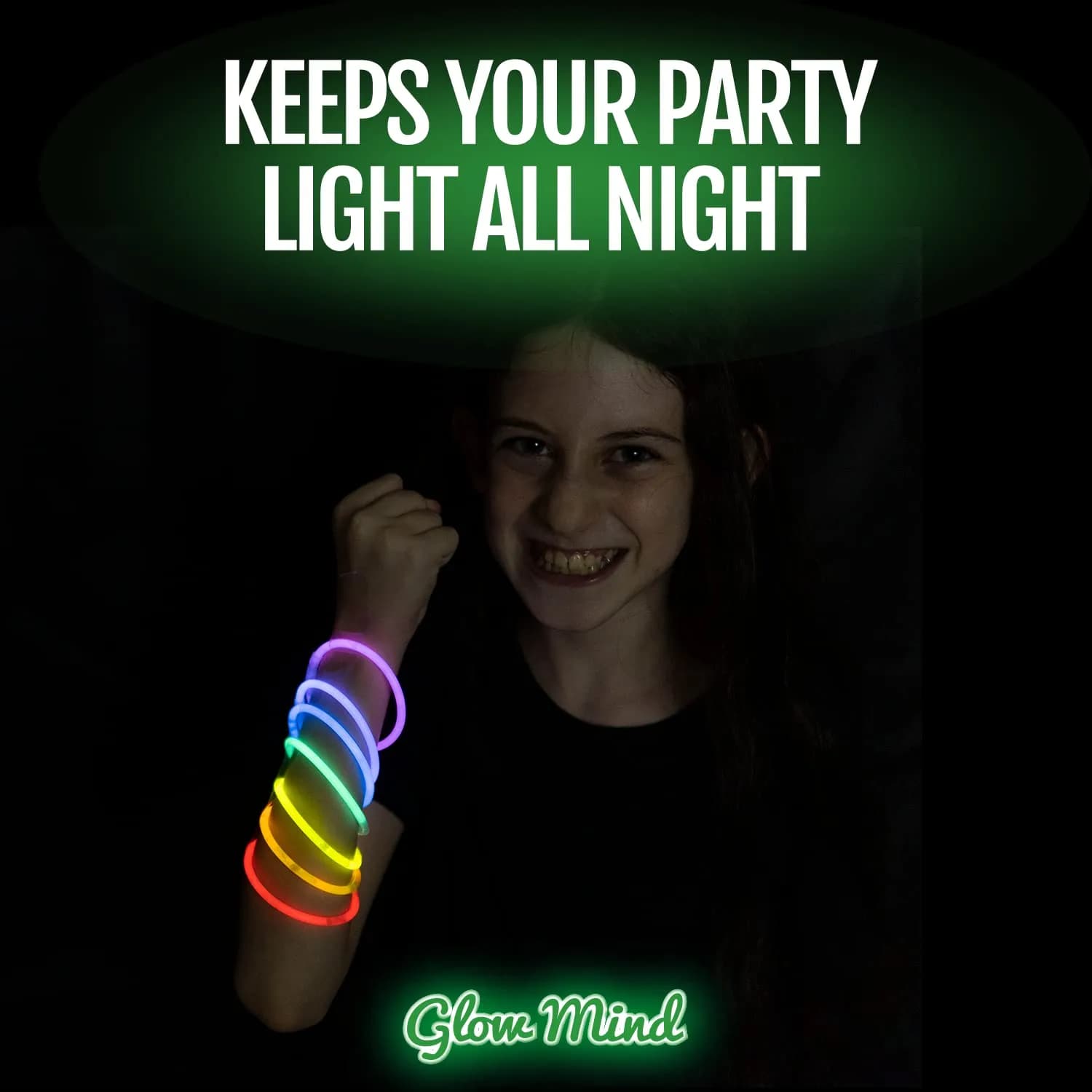 Glow Mind 100 Ultra Bright Glow Sticks Bulk Pack, 8" - Assorted Colors | Glow for 6+ Hours - view 4