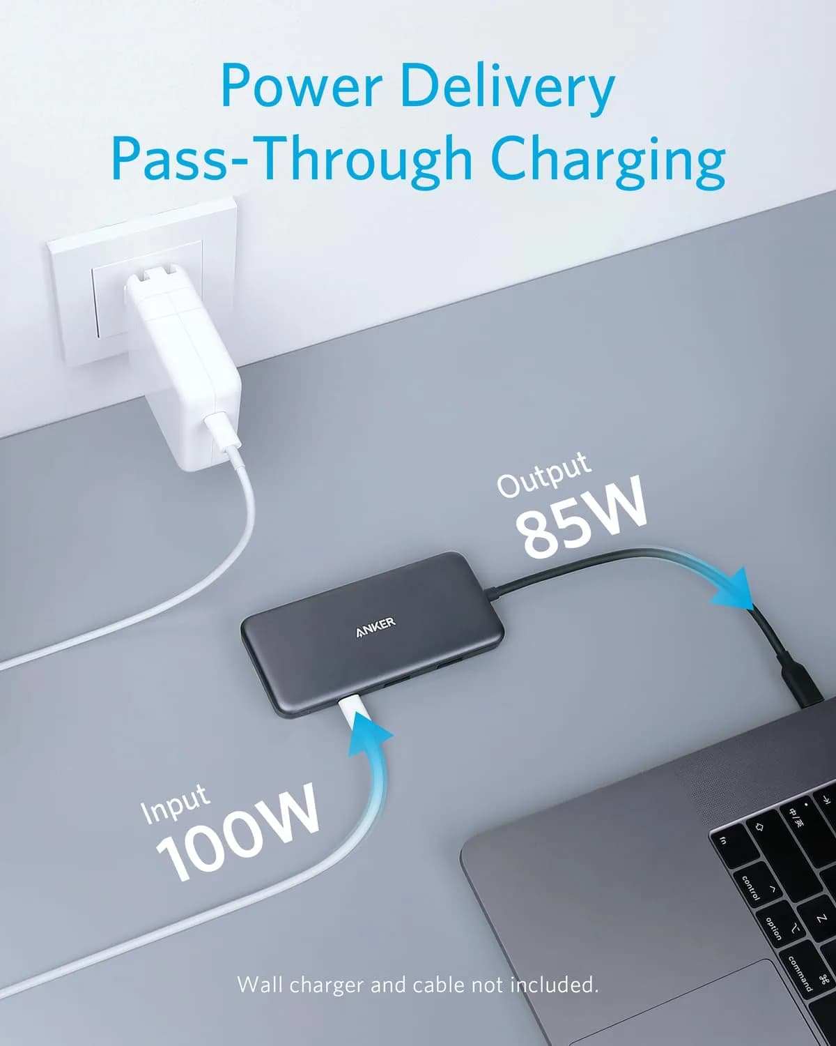 Anker USB C Hub, 7-in-1 Multi-Port Hub with 4K HDMI, SD Card Reader, 2 USB-A & 1 USB-C Ports, 85W PD Pass-Through, 5 Gbps Data Transfer - view 3