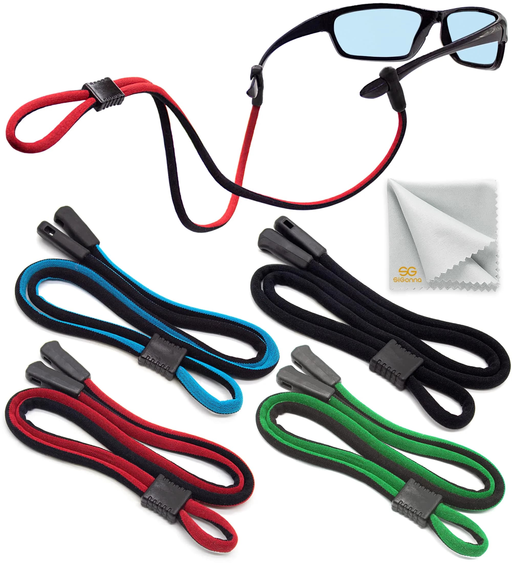 SIGONNA Eyeglass Holder Strap 68.5cm (27") | Adjustable Neck Strap for Men & Women, Secure Fit for All Eyewear - main product image