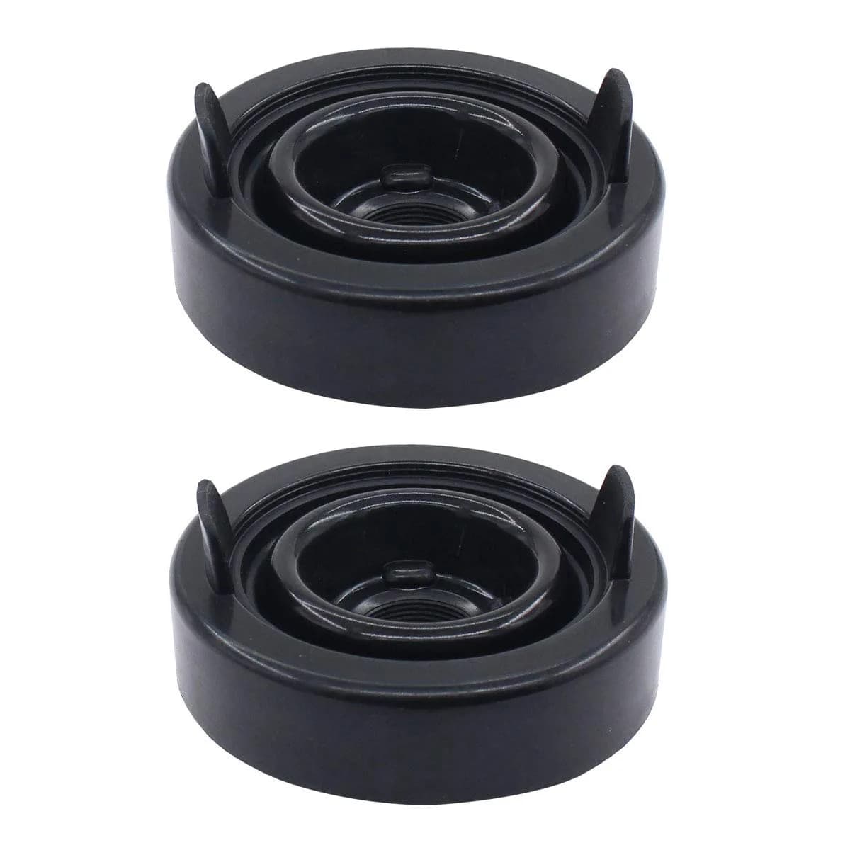 NewYall Headlight Dust Cover Cap Rubber Seal with 20mm Hole for LED Conversion (80mm Diameter)