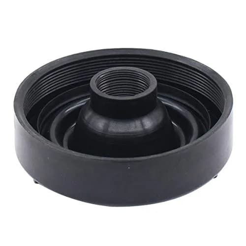 NewYall Headlight Dust Cover Cap Rubber Seal with 20mm Hole for LED Conversion (80mm Diameter) thumbnail 2