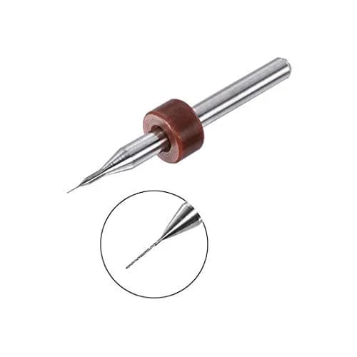 uxcell 0.1mm Tungsten Carbide PCB Drill Bits 3mm (1/8") Shank, 38mm Length | 10-Piece Set for Precision Drilling thumbnail 4