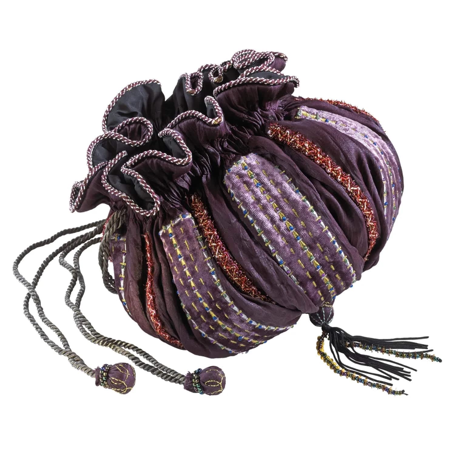 The Noble Collection Hermione Granger Bag Prop Replica Purple/Gold/Silver 21cm (0.69ft) | Officially Authorized Warner Bros. Replica
