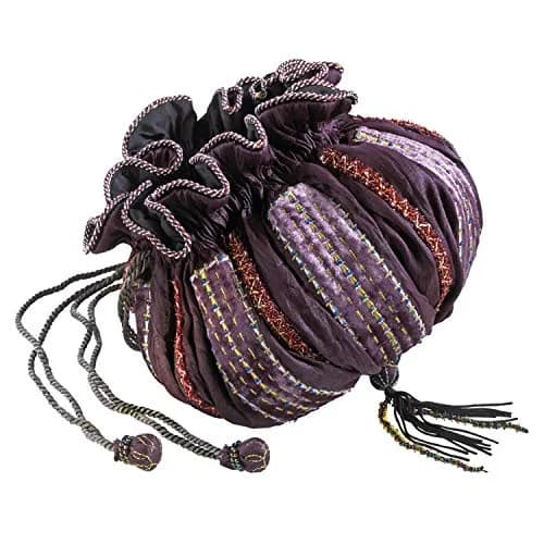 The Noble Collection Hermione Granger Bag Prop Replica Purple/Gold/Silver 21cm (0.69ft) | Officially Authorized Warner Bros. Replica thumbnail 1