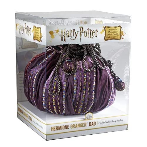 The Noble Collection Hermione Granger Bag Prop Replica Purple/Gold/Silver 21cm (0.69ft) | Officially Authorized Warner Bros. Replica thumbnail 7