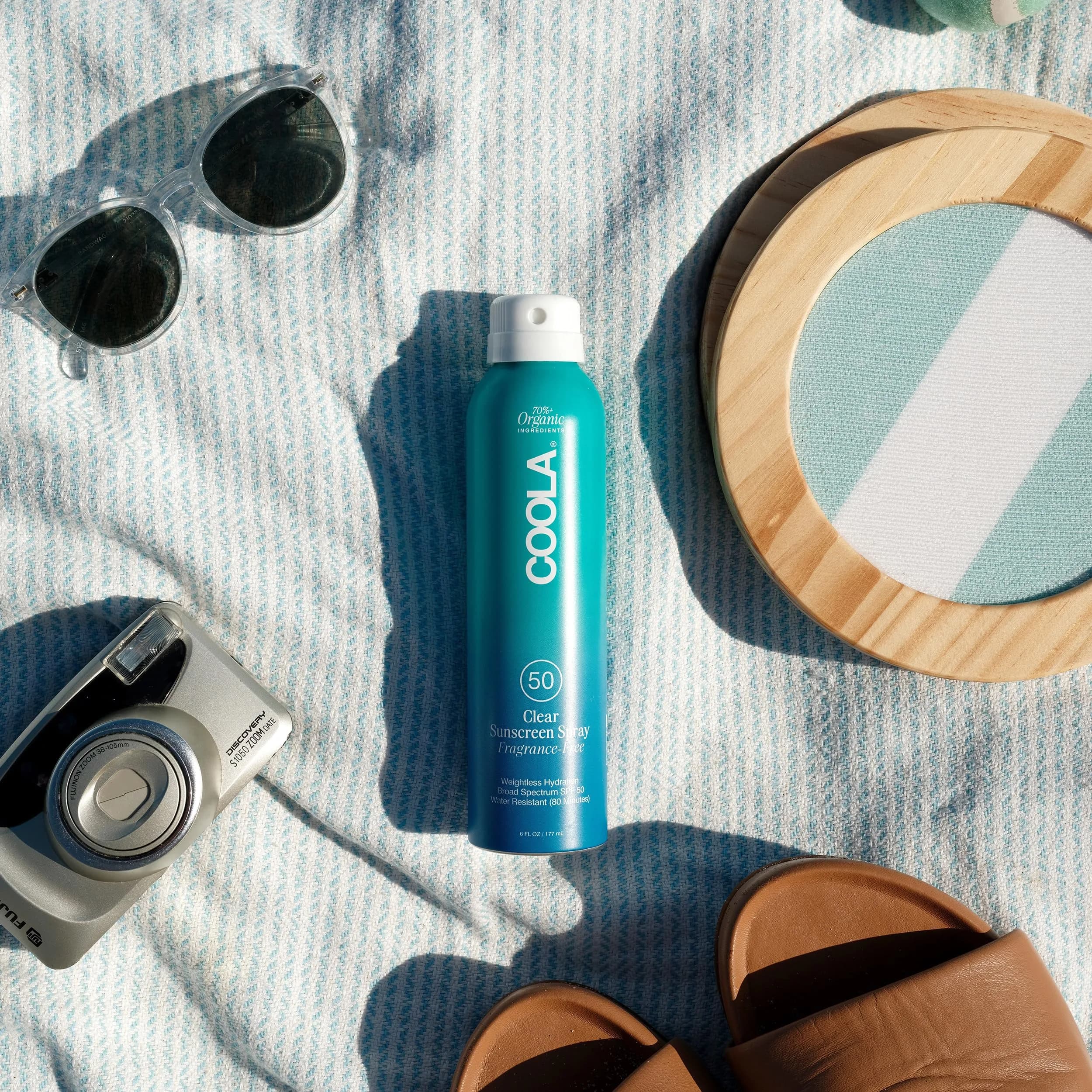 COOLA Clear Sunscreen Spray SPF 50 Fragrance Free 177ml (6 fl oz) | Broad Spectrum Protection - view 3