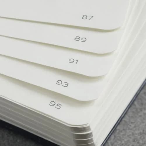 LEUCHTTURM1917 Notebook Hardcover Medium A5-251 Numbered Pages for Writing and Journaling (Powder, Ruled) | Premium A5 Journal for Daily Reflection thumbnail 4