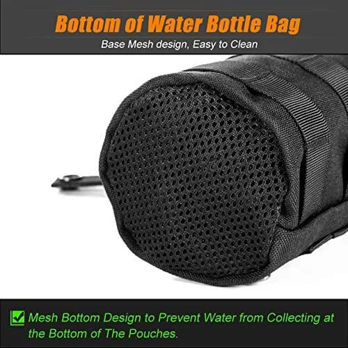 R.SASR Tactical Drawstring Molle Water Bottle Holder Pouch 23.5cm (9.45in) | Fits 0.5L Bottles thumbnail 6