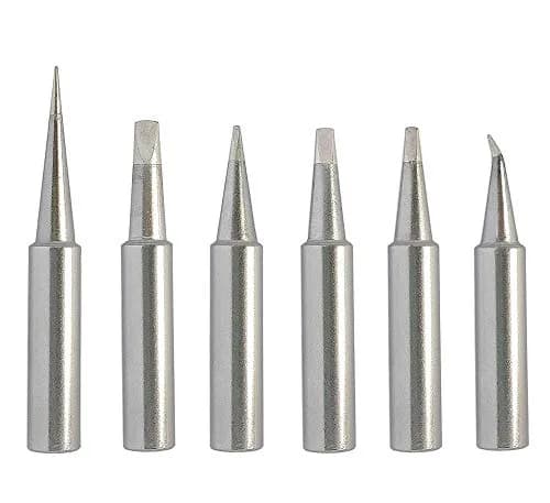 ShineNow T18 Soldering Iron Tips 6pcs Combo Set | Hakko FX-888D FX-888 FX8801 FX-600 Compatible thumbnail 1