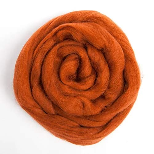Desert Breeze Distributing Merino Wool Roving 1 oz Nutmeg | Fine European-Processed Wool for Felting & Spinning thumbnail 9