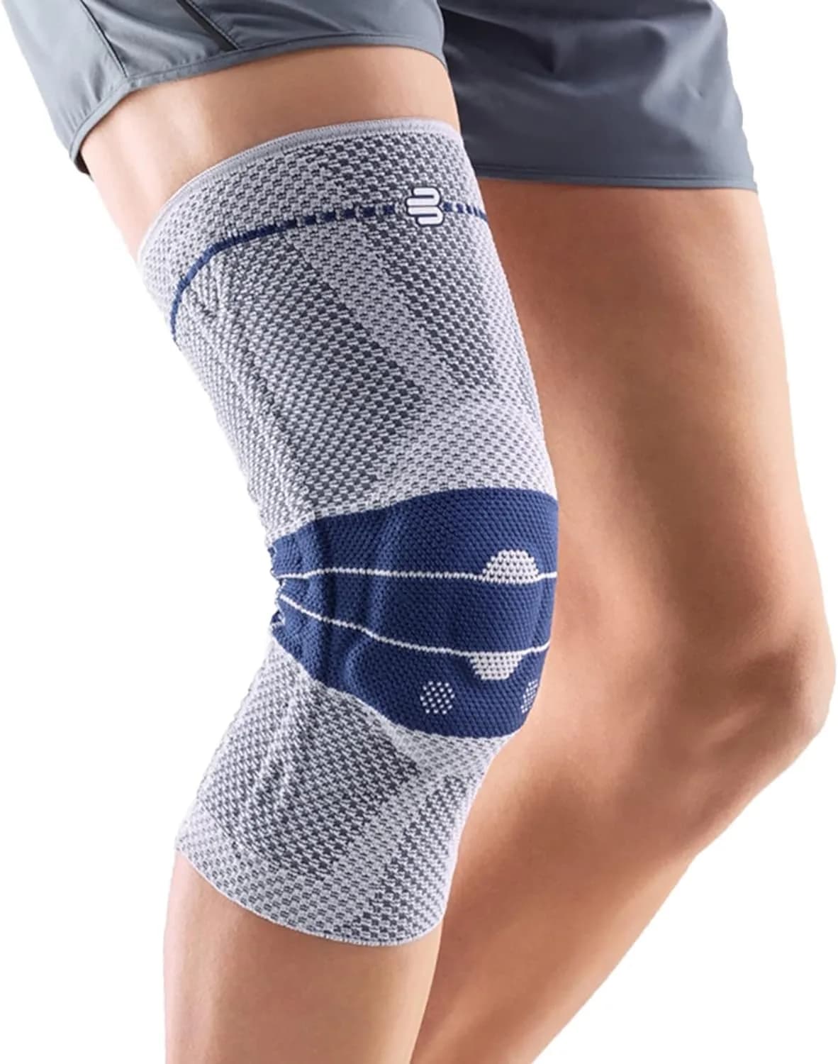 Bauerfeind GenuTrain Knee Brace Size 3 Titanium | Targeted Support for Pain Relief and Stabilization - main product image