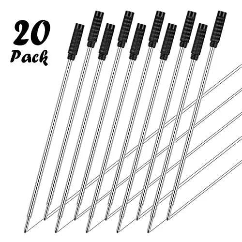 Unibene Cross Compatible Ballpoint Pen Refills 20 Pack, 1.0mm Medium Point | Smooth German Ink Refill for Cross Pens thumbnail 2