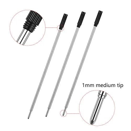 Unibene Cross Compatible Ballpoint Pen Refills 20 Pack, 1.0mm Medium Point | Smooth German Ink Refill for Cross Pens thumbnail 3