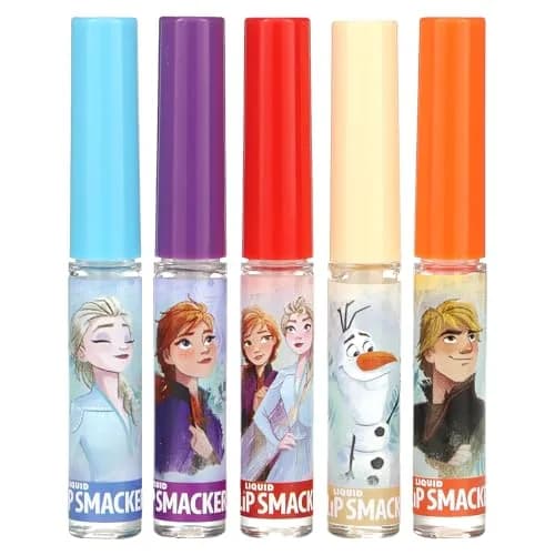Lip Smacker Disney Frozen 2 Liquid Flavored Lip Balm Party Pack | 5 x 0.45 fl oz (13.3 ml) | Moisturizing Shine thumbnail 1