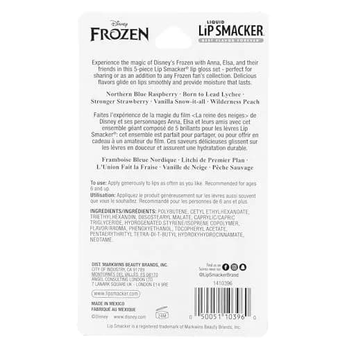 Lip Smacker Disney Frozen 2 Liquid Flavored Lip Balm Party Pack | 5 x 0.45 fl oz (13.3 ml) | Moisturizing Shine thumbnail 3