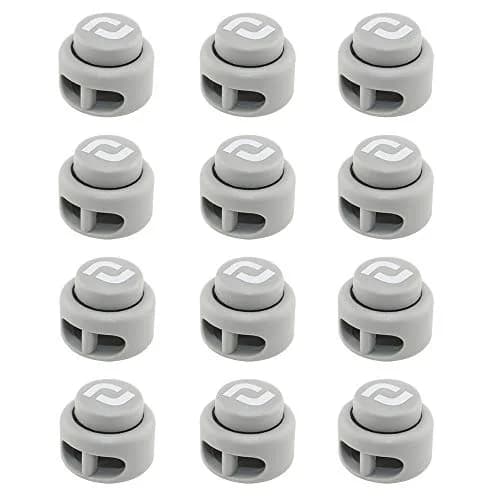 RJ-Sport Grey Shoelace - Premium Cord Locks for Kids & Adults, 1 Size thumbnail 1
