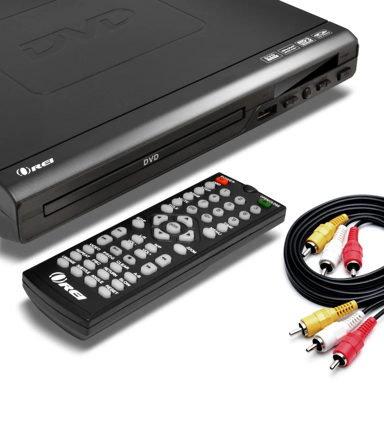OREI Region Free HDMI DVD Player - Supports 1080P, Multi Zone, Compact, USB Input, Worldwide Voltage - main product image