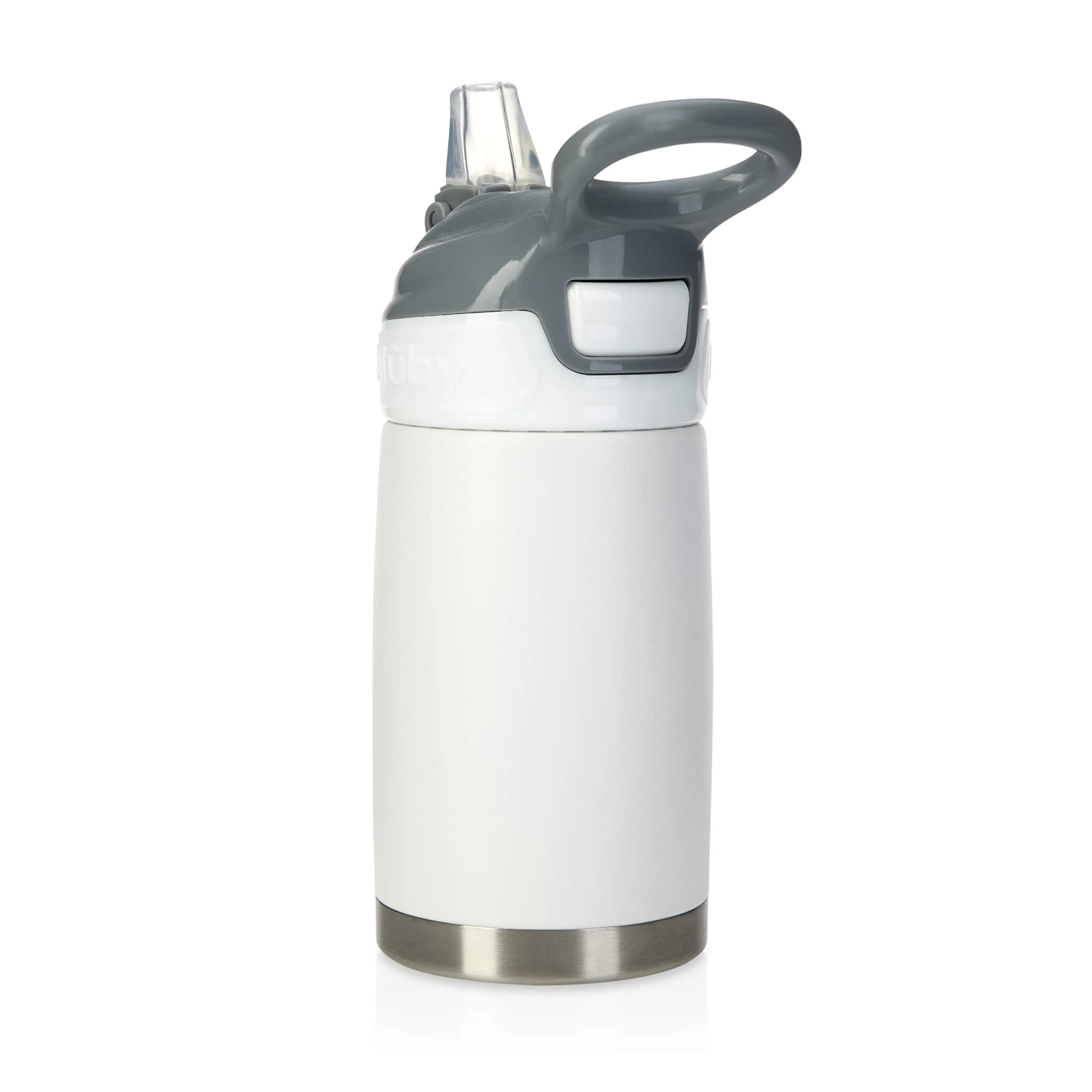 Nuby Thirsty Kids No Spill Flip-It Reflex Stainless Steel Travel Cup 300ml (10.1 Oz) | Insulated for 10 Hours - view 8