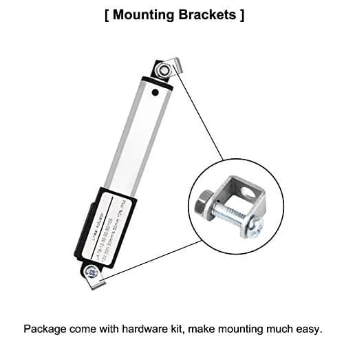 ZCONIEY Micro Linear Actuator 12V DC 30mm Stroke | IP54 Rated, 64N Load, Aluminum Inner Tube thumbnail 6