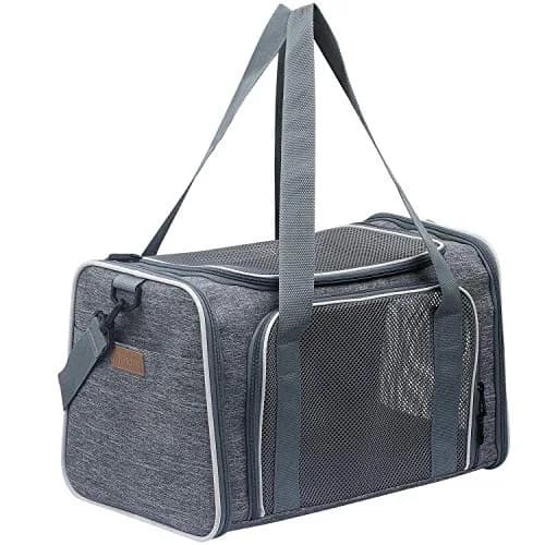 Akinerri Cat Carrier - Portable Foldable Dog Pet Carrier, Soft-Sided Pet Bag up to 15 Lbs | Airline Approved Travel thumbnail 1