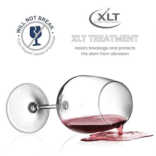 Bormioli Rocco Red Wine Glasses 18 oz | Italian Craftsmanship for Elegant Dining & Entertaining thumbnail 5