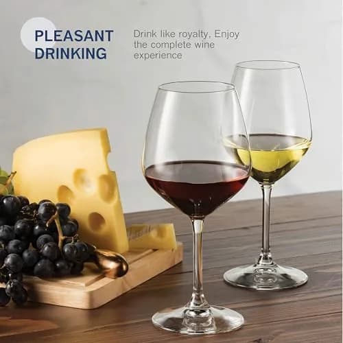 Bormioli Rocco Red Wine Glasses 18 oz | Italian Craftsmanship for Elegant Dining & Entertaining thumbnail 7