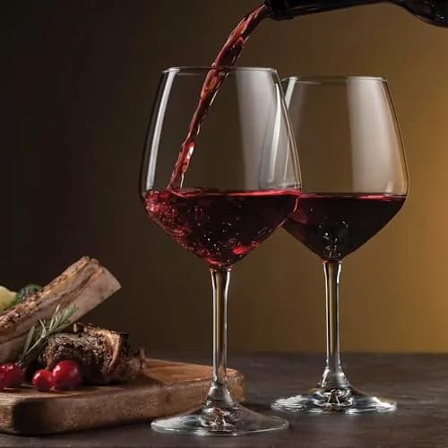 Bormioli Rocco Red Wine Glasses 18 oz | Italian Craftsmanship for Elegant Dining & Entertaining thumbnail 8