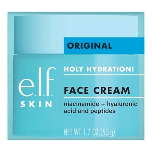 e.l.f. SKIN Holy Hydration Face Cream with Hyaluronic Acid, Niacinamide & Peptides 52ml (1.76 Fl Oz) | Nourishing & Plumping Moisturizer thumbnail 6