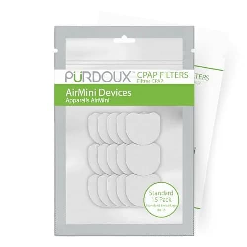 Purdoux CPAP Filters for ResMed AirMini Devices (15 Pack) | Enhanced Air Purity & Comfort thumbnail 1