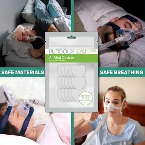 Purdoux CPAP Filters for ResMed AirMini Devices (15 Pack) | Enhanced Air Purity & Comfort thumbnail 7