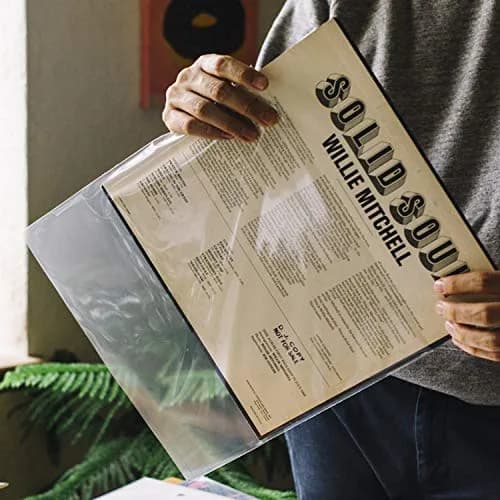 Vinyl Fever Record Sleeves [25 Pack] - Crystal Clear Outer Album Covers - Durable 3 Mil Thick Polypropylene Vinyl Sleeves for 12 Inch Lps and Archival Album Storage | 12.75"x12.75" Perfect Fit Sleeves thumbnail 8