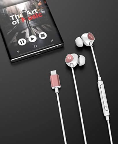 Bolle & Raven USB-C Wired Earbuds with Mic, 1.7cm (0.67in) Length | Inline Remote & Microphone for Type-C Phones thumbnail 4