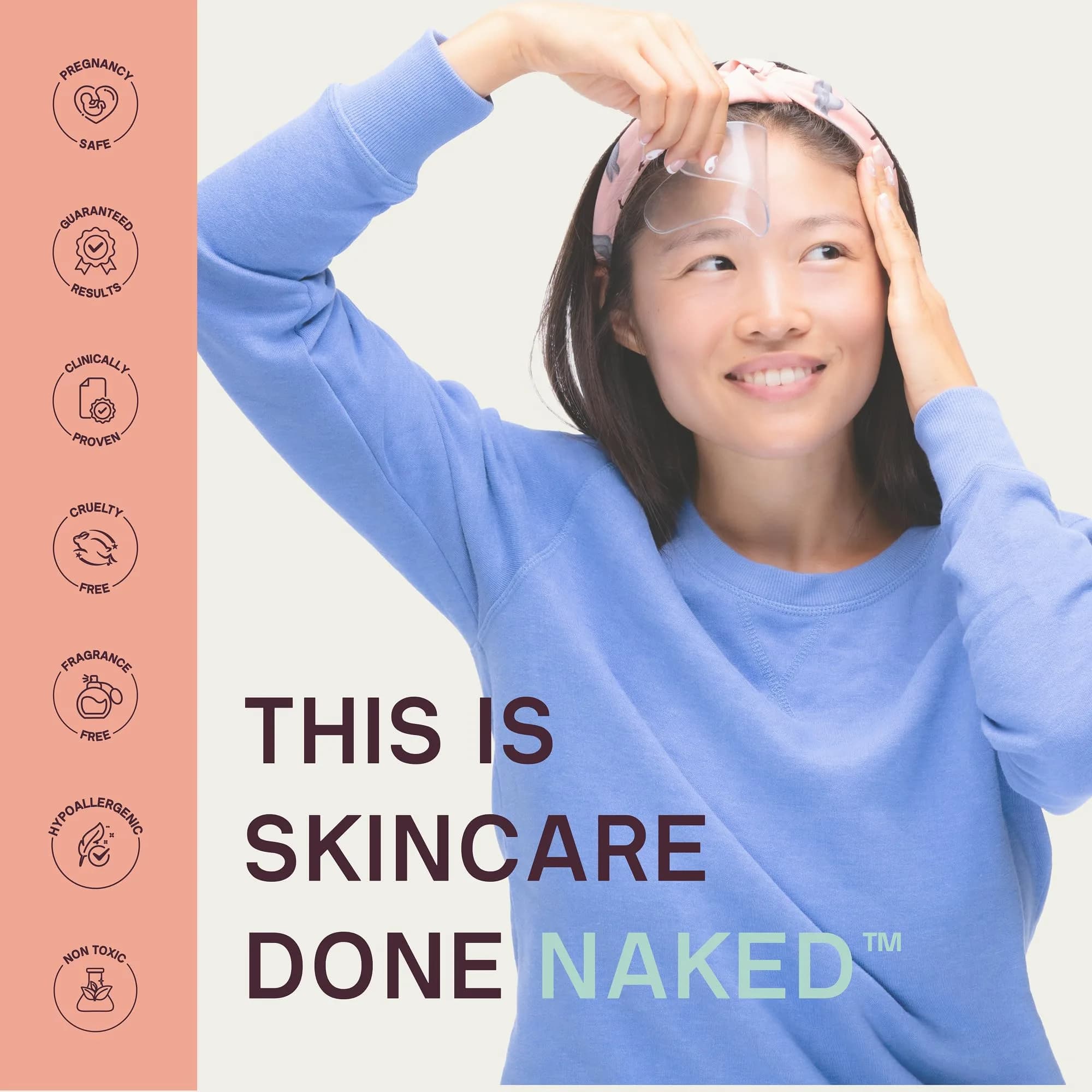 Dermaclara Silicone Patch Eyes & Forehead Kit | Reusable Overnight Wrinkle Pads for Frown & Smile Lines (1 Kit) - view 8
