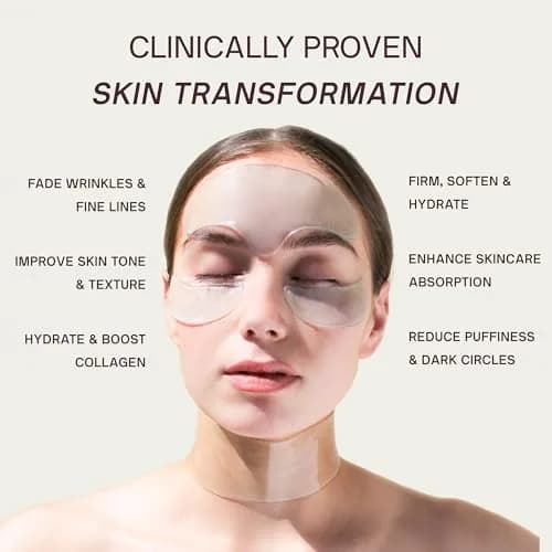 Dermaclara Silicone Patch Eyes & Forehead Kit | Reusable Overnight Wrinkle Pads for Frown & Smile Lines (1 Kit) thumbnail 2
