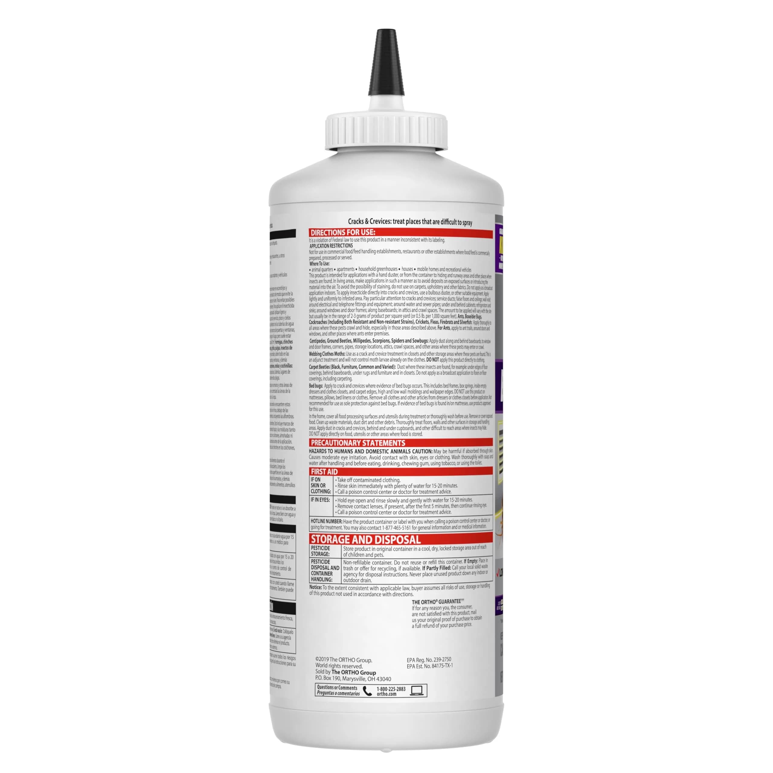 Ortho Home Defense Max Bed Bug & Flea Killer Powder, 340g (12 oz) | Long-Lasting Insect Control - view 9