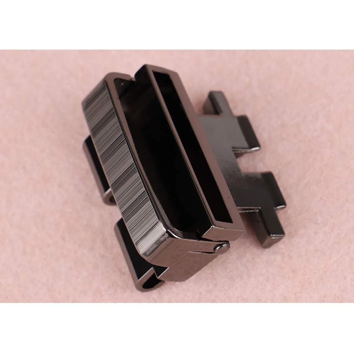 McFanBe Single Prong Belt Buckle 38mm (1.5 Inches) | Grey Polished Alloy Replacement Buckle - view 5