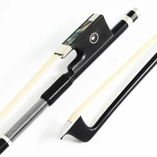 VINGOBOW Carbon Fiber Violin Bow 3/4 Size 69cm | Advanced Performance with Natural Horsehair thumbnail 1